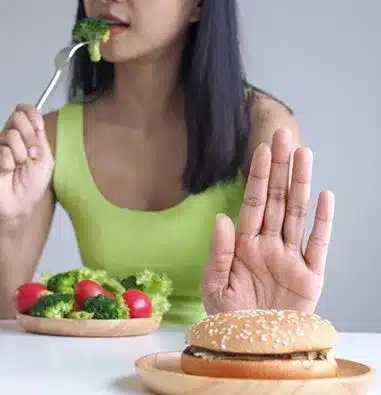 Choose healthy food to decrease anxiety